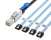 HD Mini SAS SFF-8644转4SATA 服务器硬盘高速线