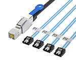 HD Mini SAS SFF-8644转4SATA 服务器硬盘高速线